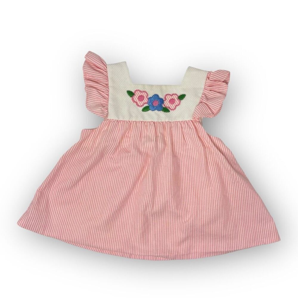 Vintage Little Bitty Smocked Tank Blouse Top Little Girls Size 2T Flawed